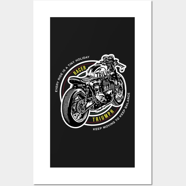 Cafe Racer Bikes | Vintage Motorcycles | Motorcycle Gift | Gifts for Him | Motorcycle Biker Cafe Racer Wall Art by SW-Longwave